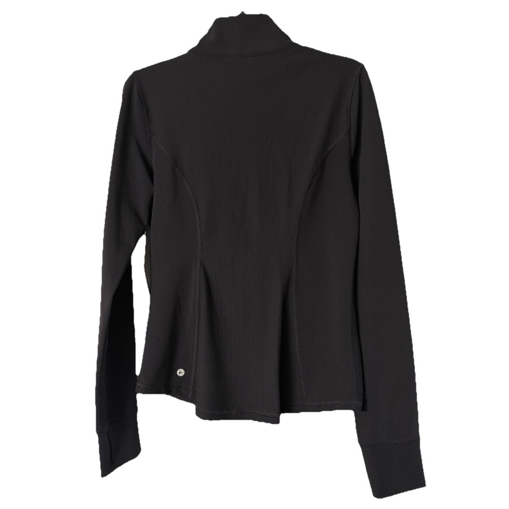 NWT 90 Degree By Reflex Womens Black Stretch Zipped Front Jacket Size Large - Picture 9 of 12